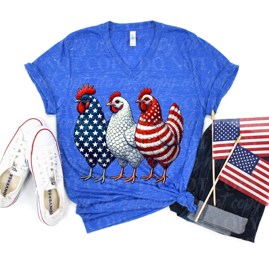 Patriotic Chickens
