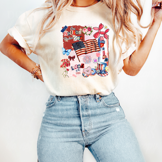 One Nation Under God retro