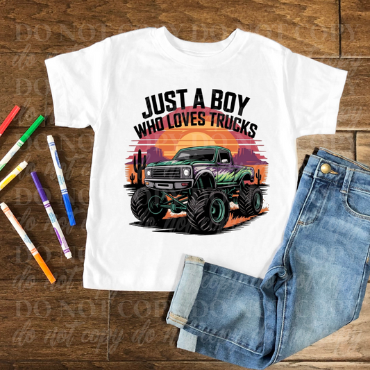 Just A Boy Who Loves Trucks-2