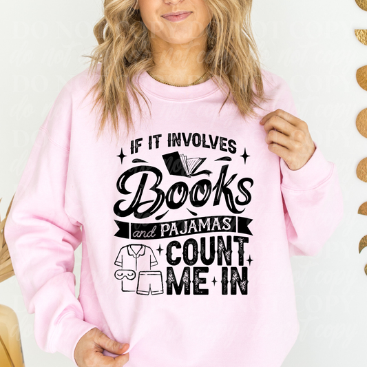 If It Involves Books-black