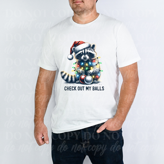 Check Out My Balls- raccoon