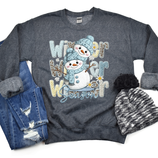 Winter Stack-snowmen