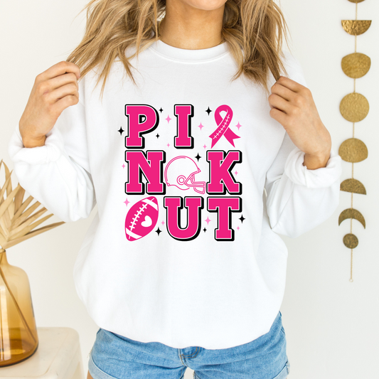 Pink Out Helmet