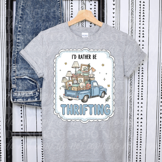 I'd Rather Be Thrifting-truck