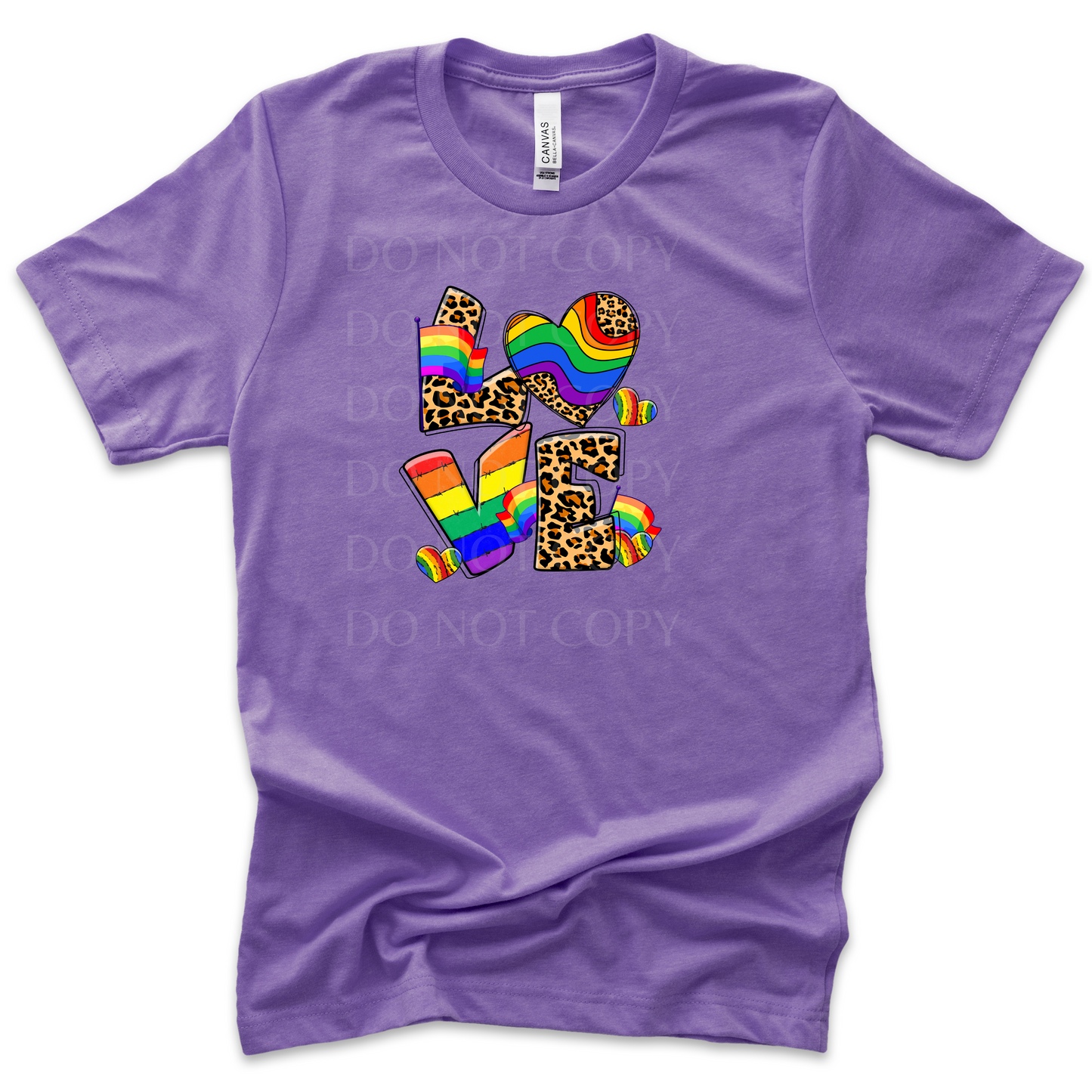 Love Rainbow Pride Cheetah