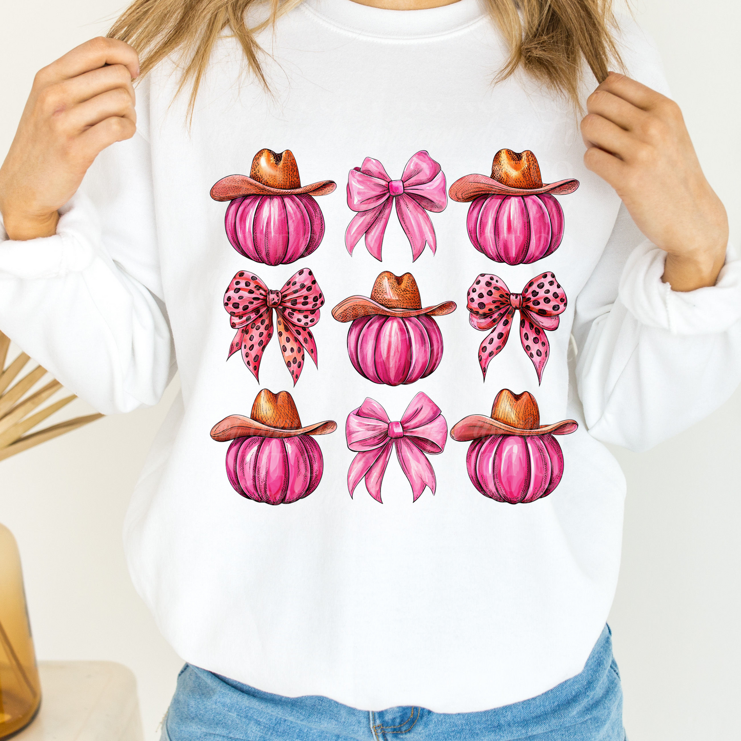 Pumpkin Hat Bow-pink