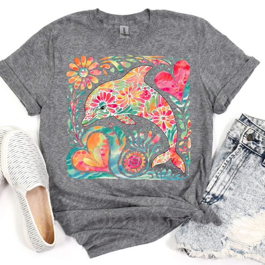 Floral Dolphin