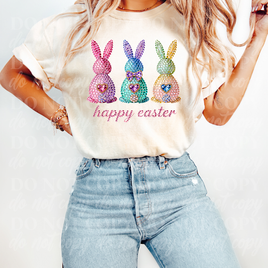 Rhinstone Easter Bunnies