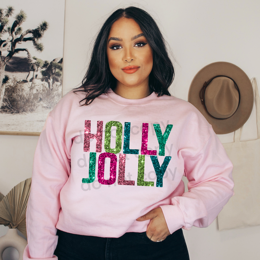 Holly Jolly (Glitter Look)