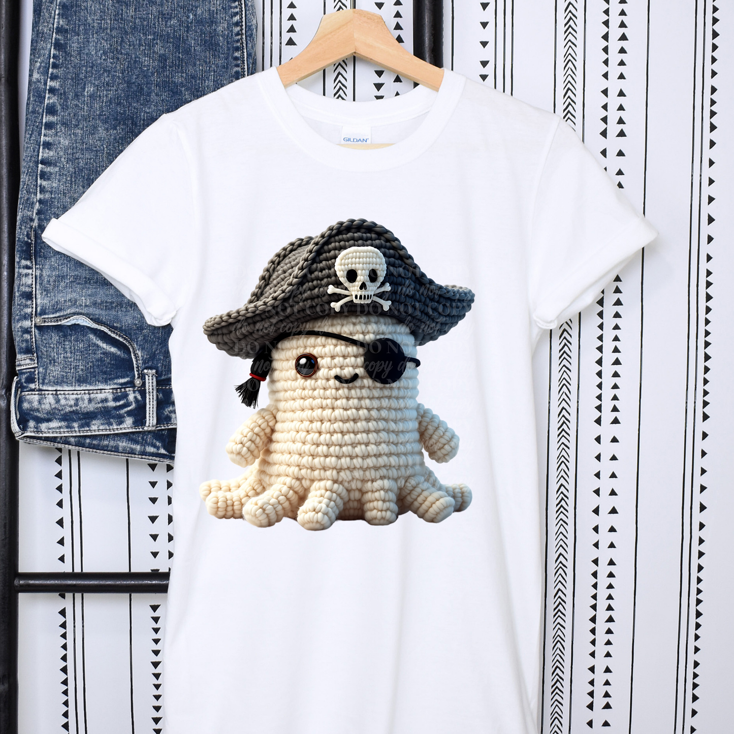 Crochet Octopus Pirate