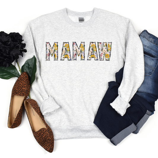 Mamaw- Floral