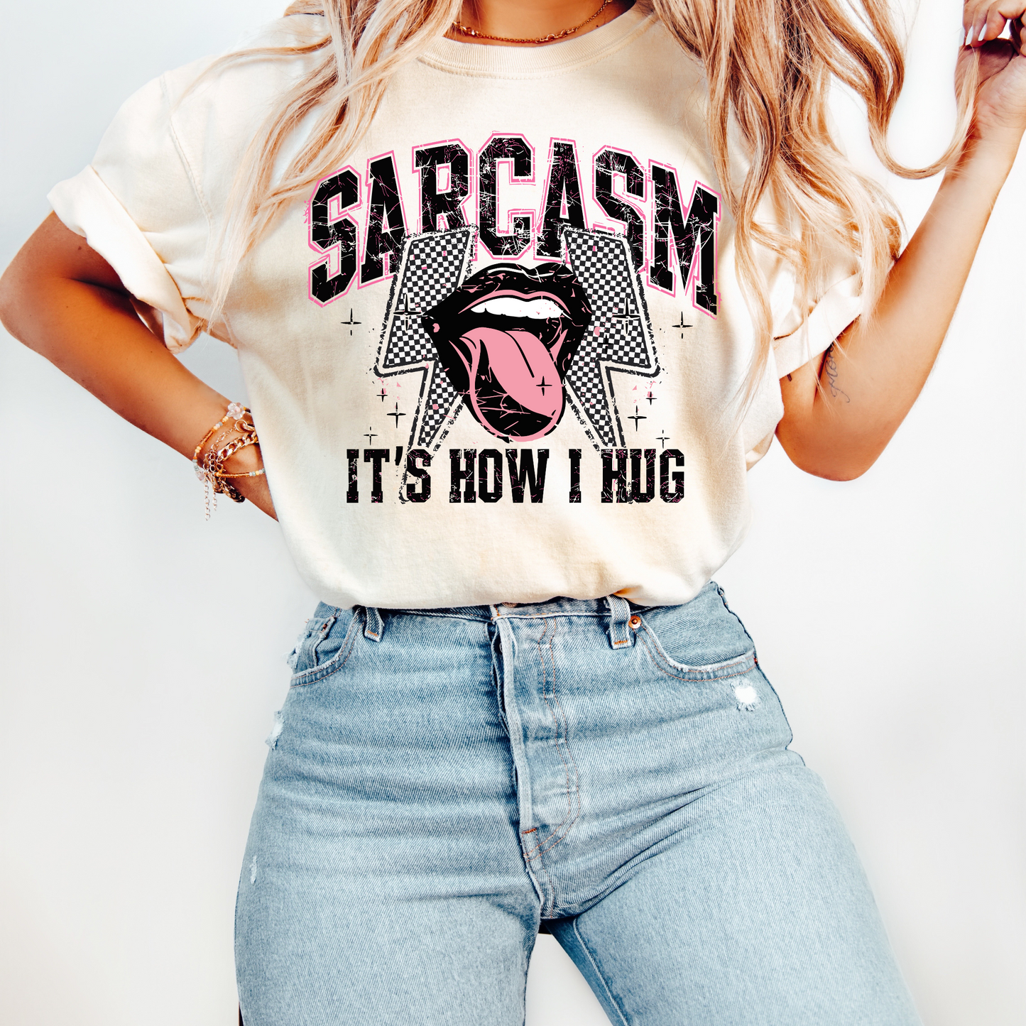 Sarcasm It's How I Hug-Black