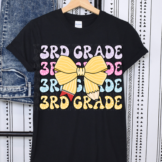 3rd Grade- Yellow Bow