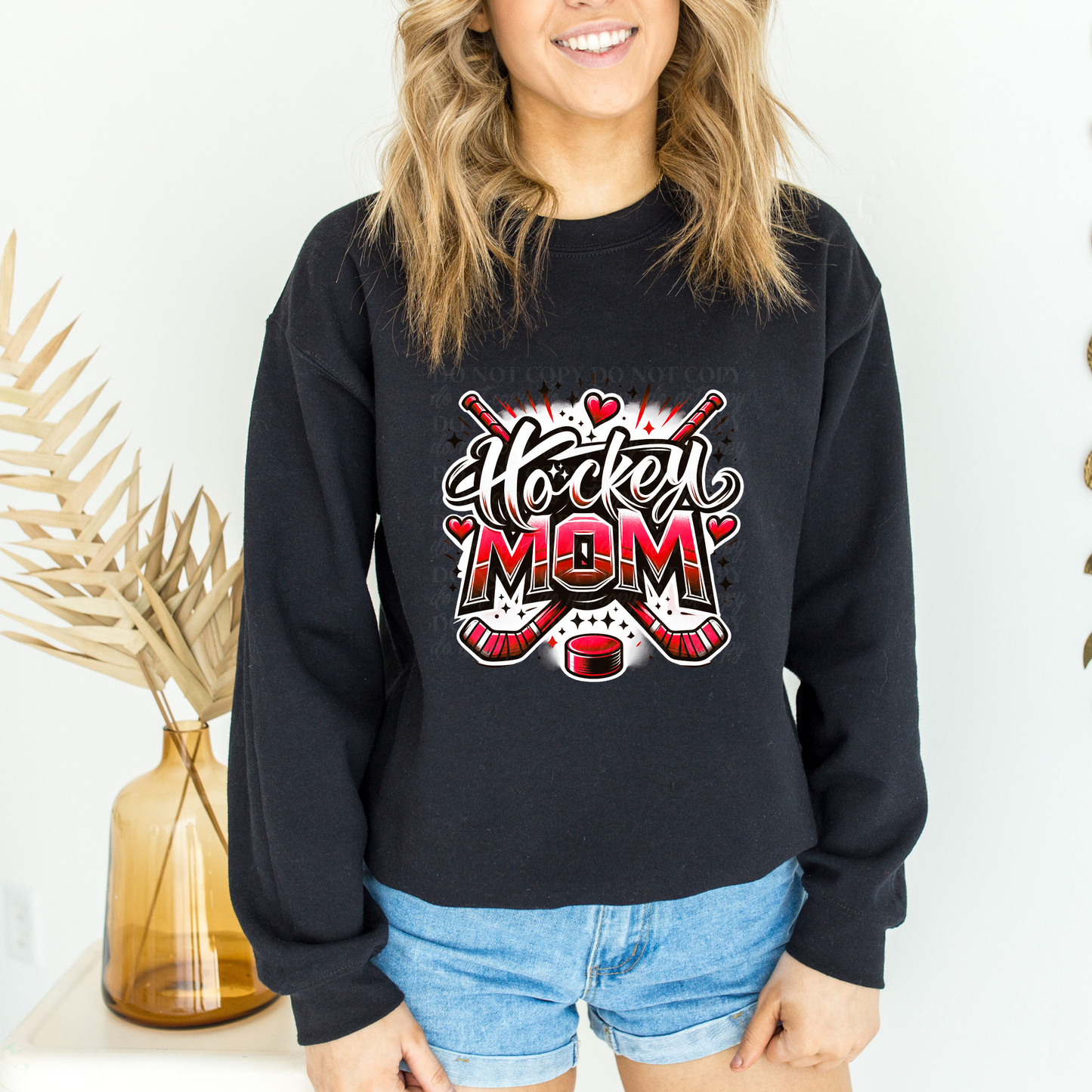 Hockey Mom-red