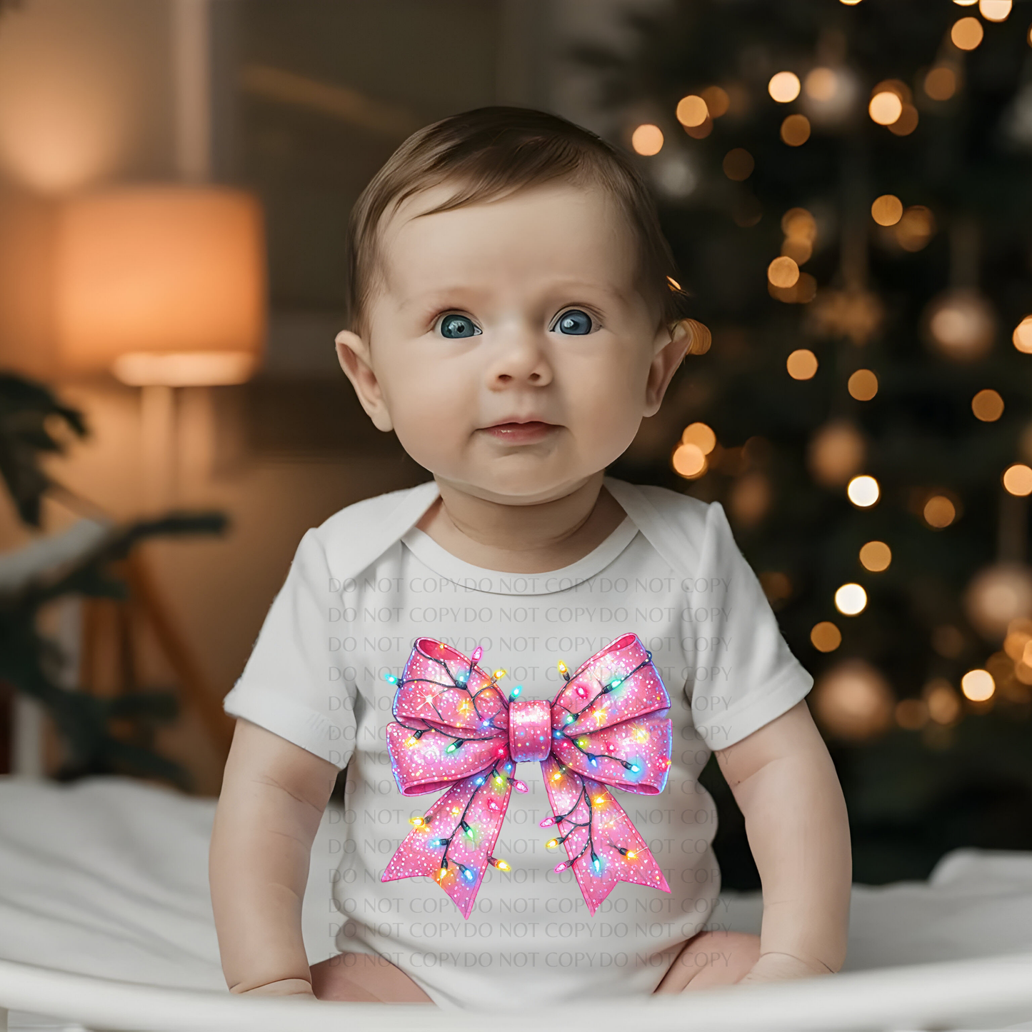 Pink Bow with lights