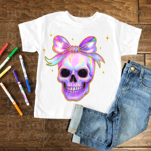 Skull With Bow