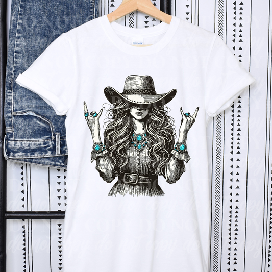 Cowgirl-turquoise jewelry