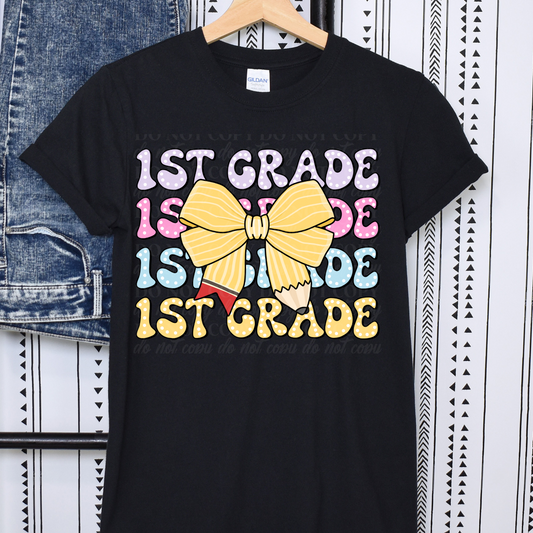 1st Grade- Yellow Bow