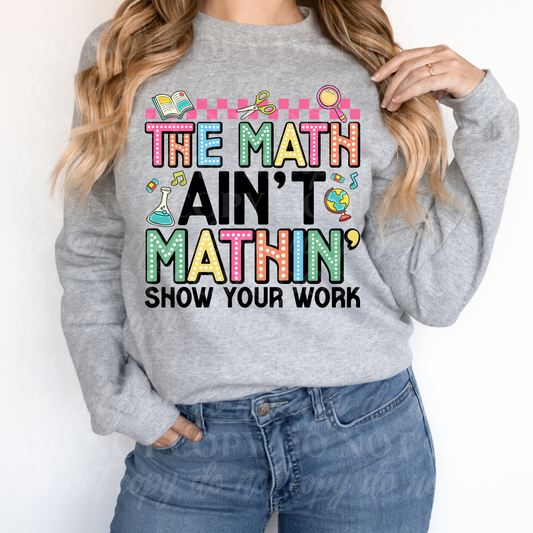 The Math Ain't Mathin'