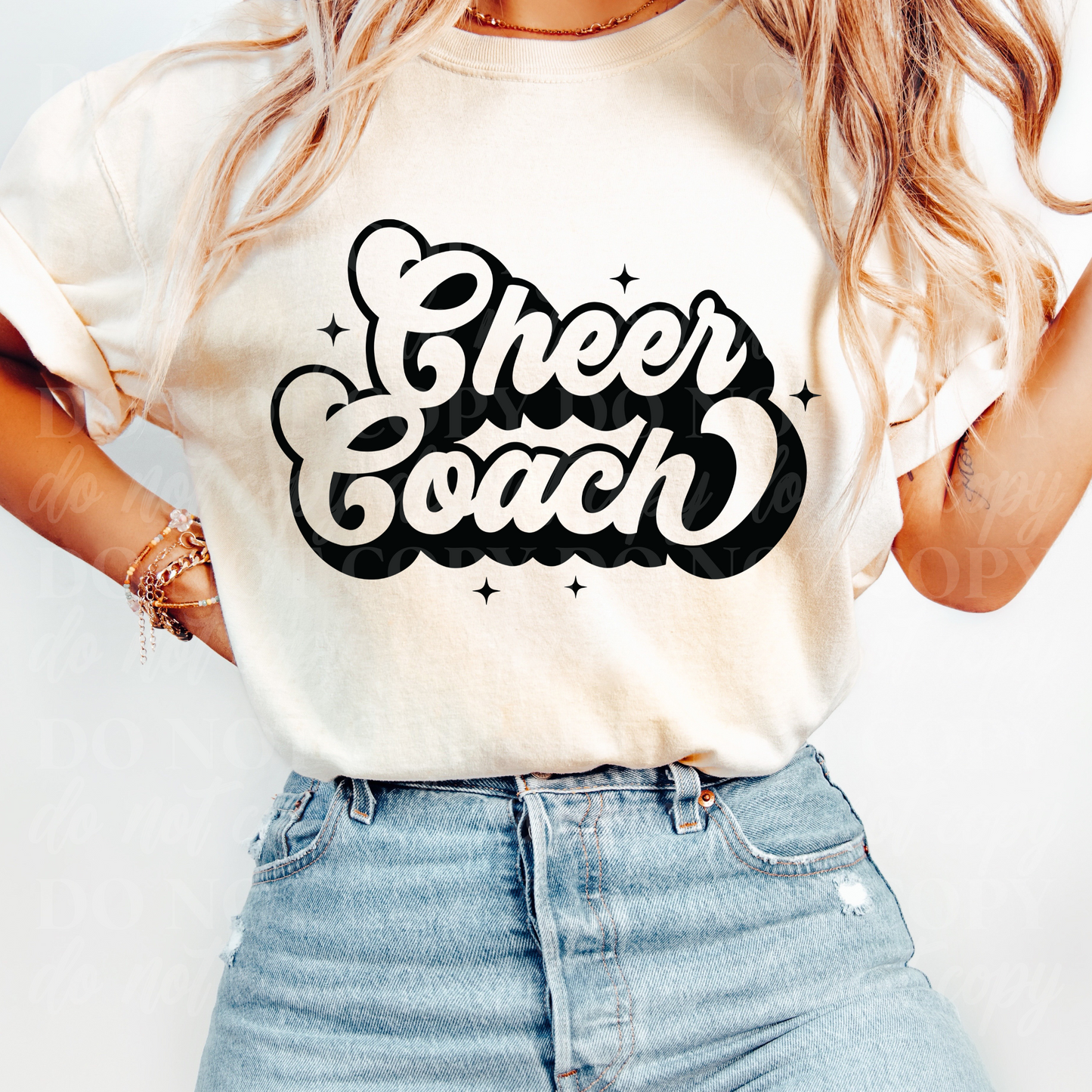 Cheer Coach-Retro black