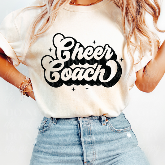 Cheer Coach-Retro black