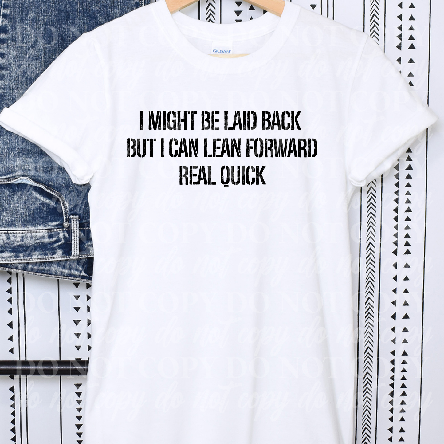 I Might Be Laid Back-black