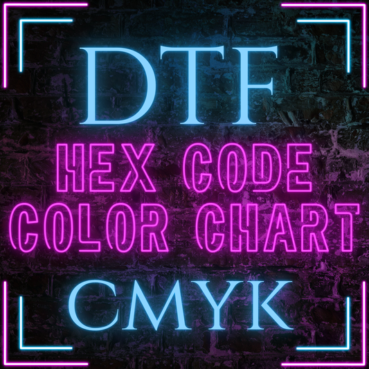 CMYK Hex Code Color Chart