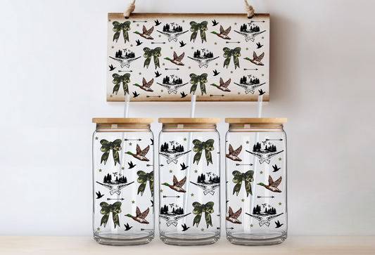 UVDTF 16oz CUP WRAP - Duck Hunting Bows
