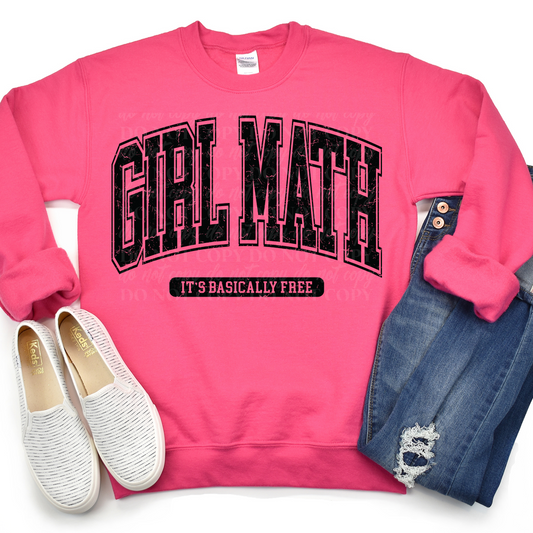 Girl Math-Black