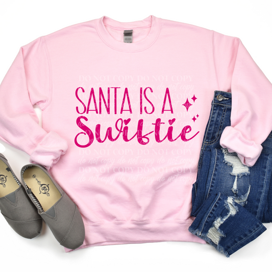 Santa is a Swiftie - Pink