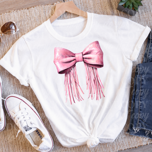 Rink Leather Bow
