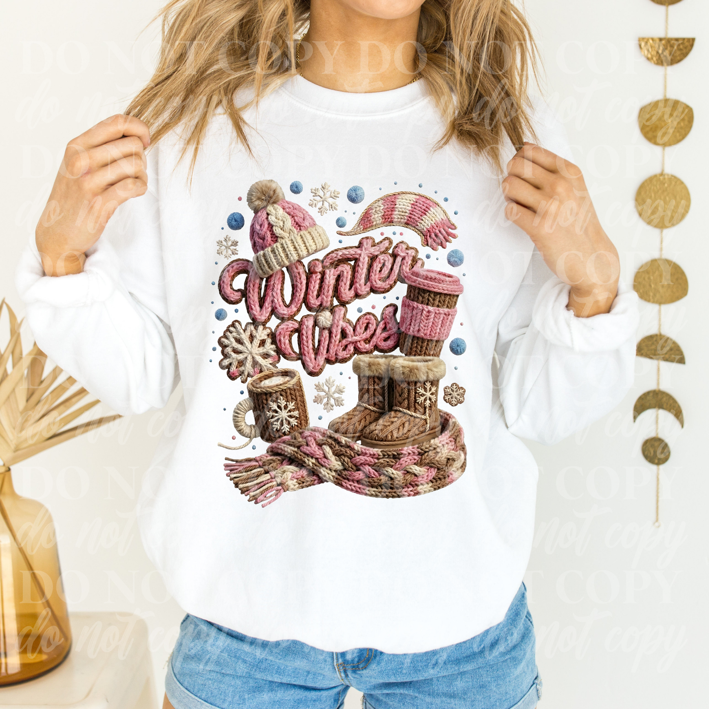 Winter Vibes-pink crochet