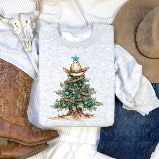 Cowboy Christmas Tree-buckskin
