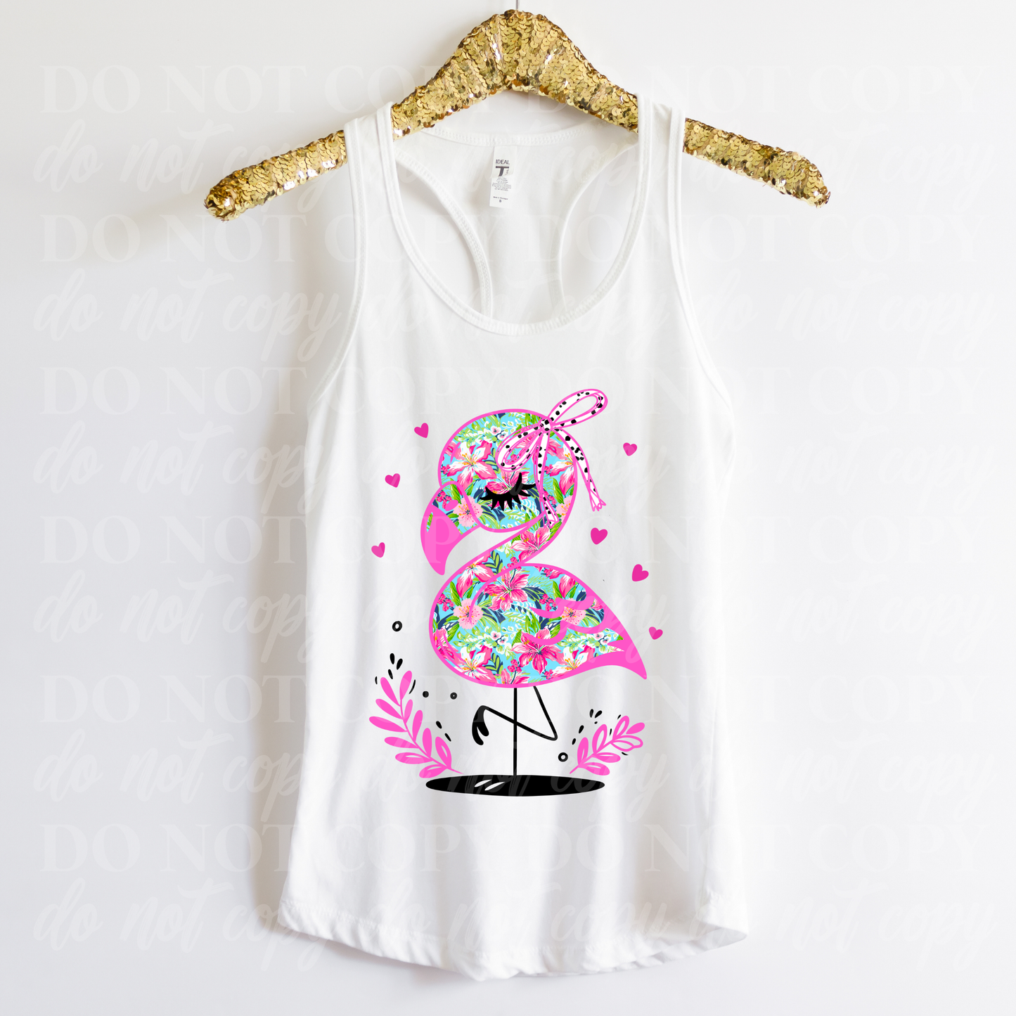 Flamingo-floral