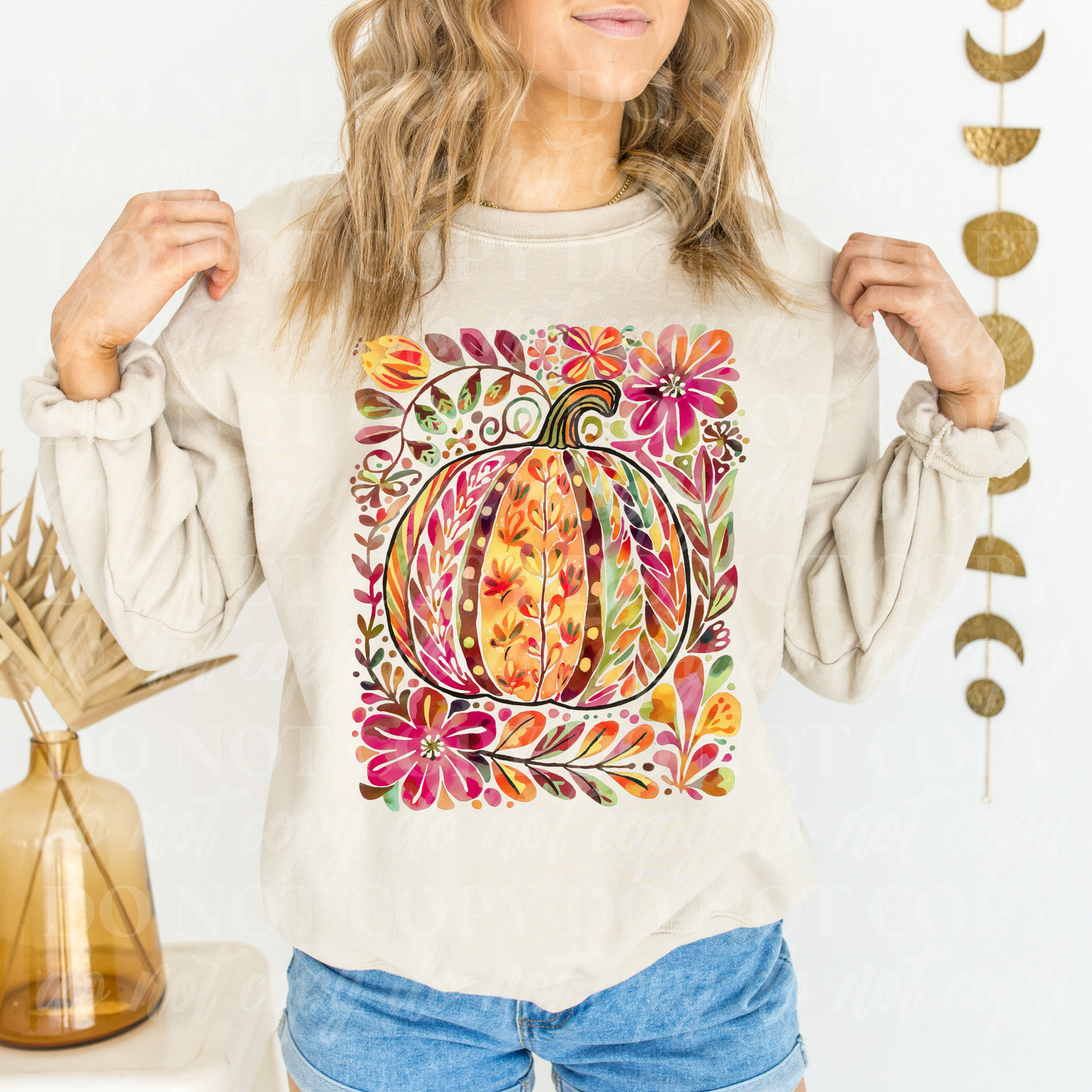 Floral Pumpkin