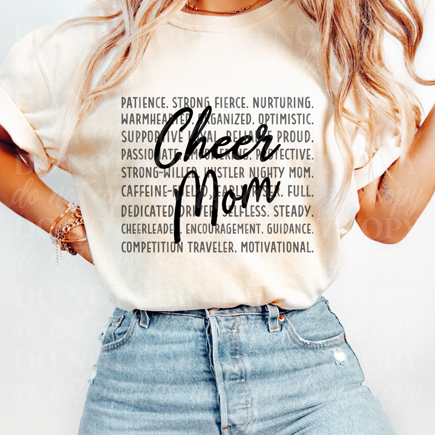 Cheer Mom-words
