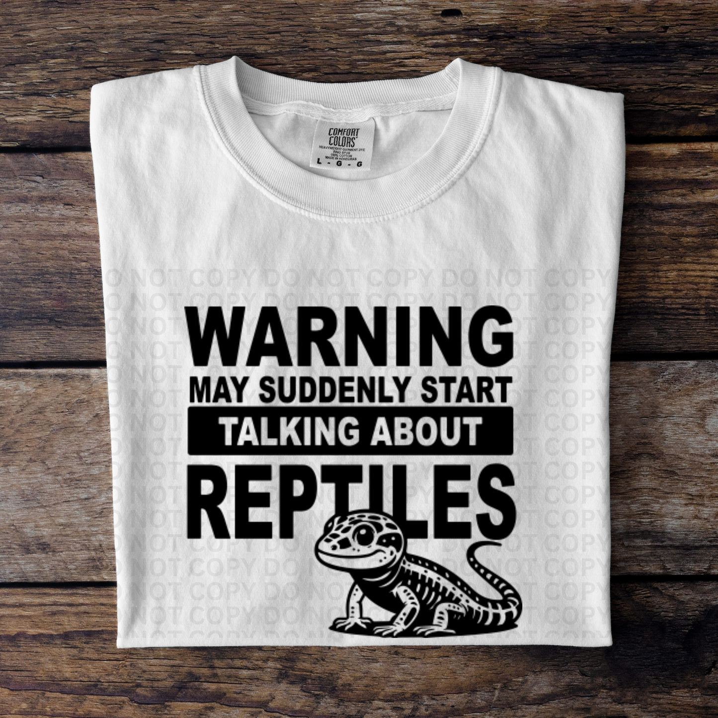 Warning May Suddenly Start Talking About Reptiles