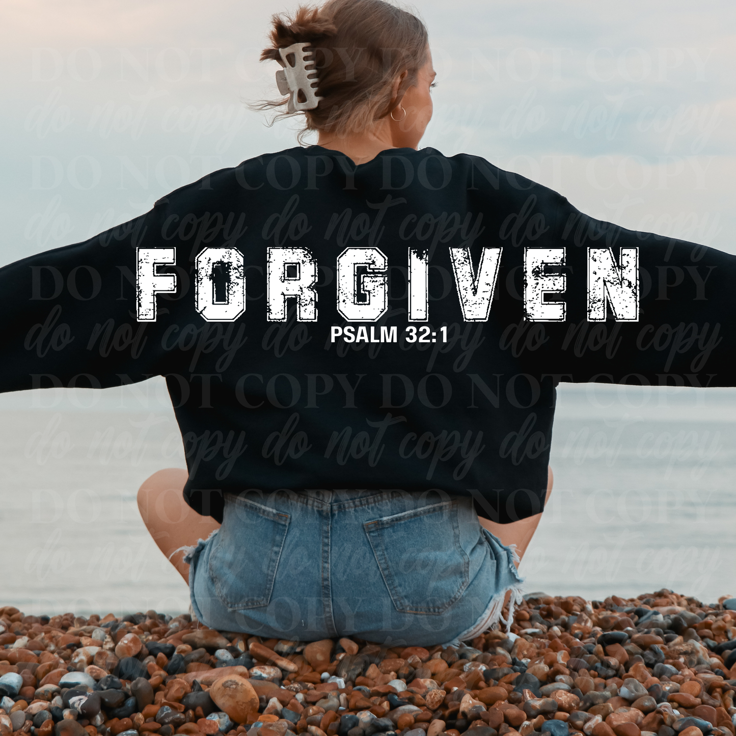 Forgiven-white distressed