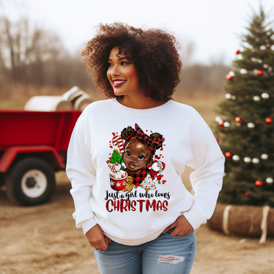 Just a Girl Who Loves Christmas (Perfect for Kids)