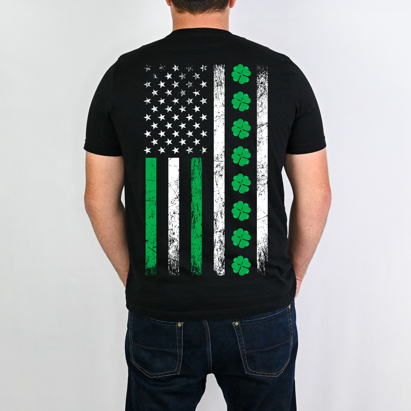 American Flag Shamrock