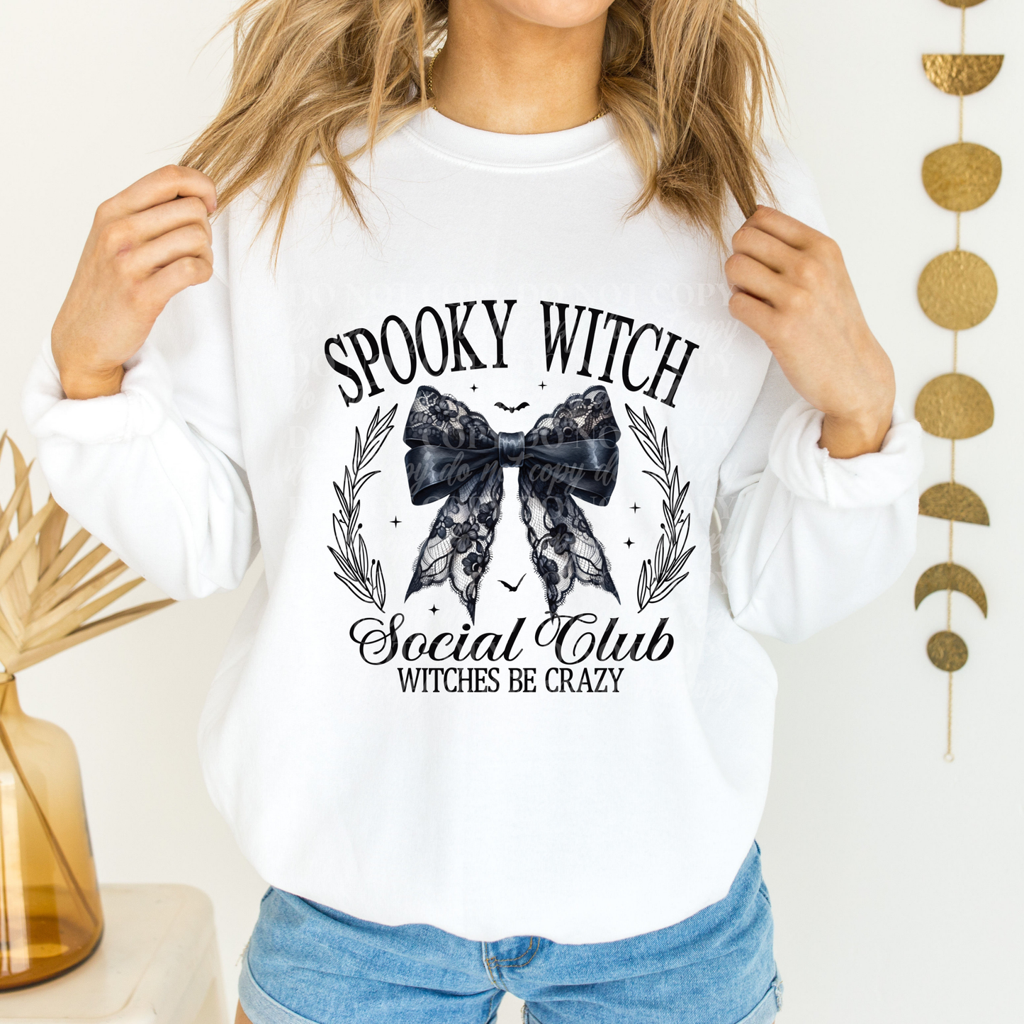 Spooky Witch Social Club-bow