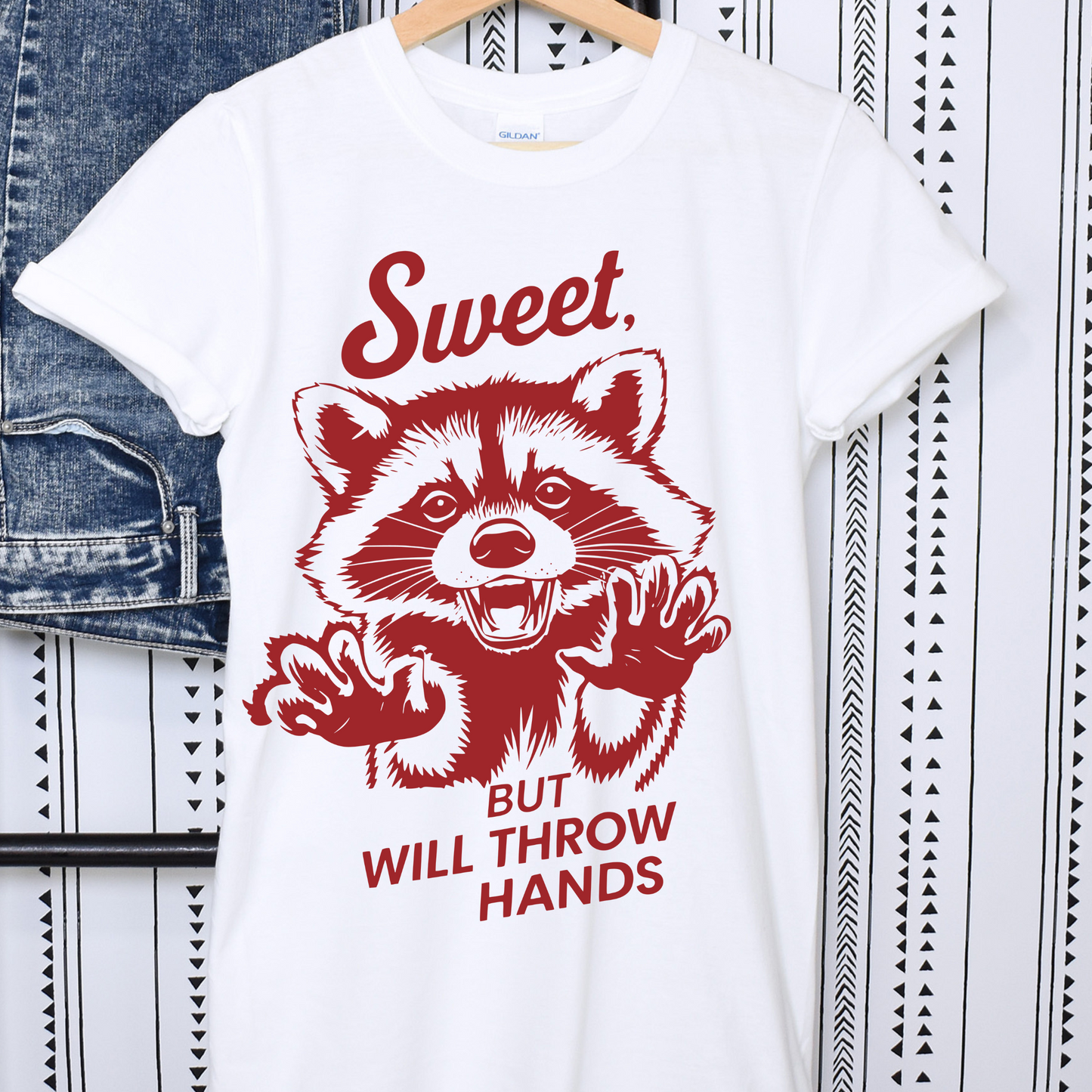 Sweet Throw Hands-Red