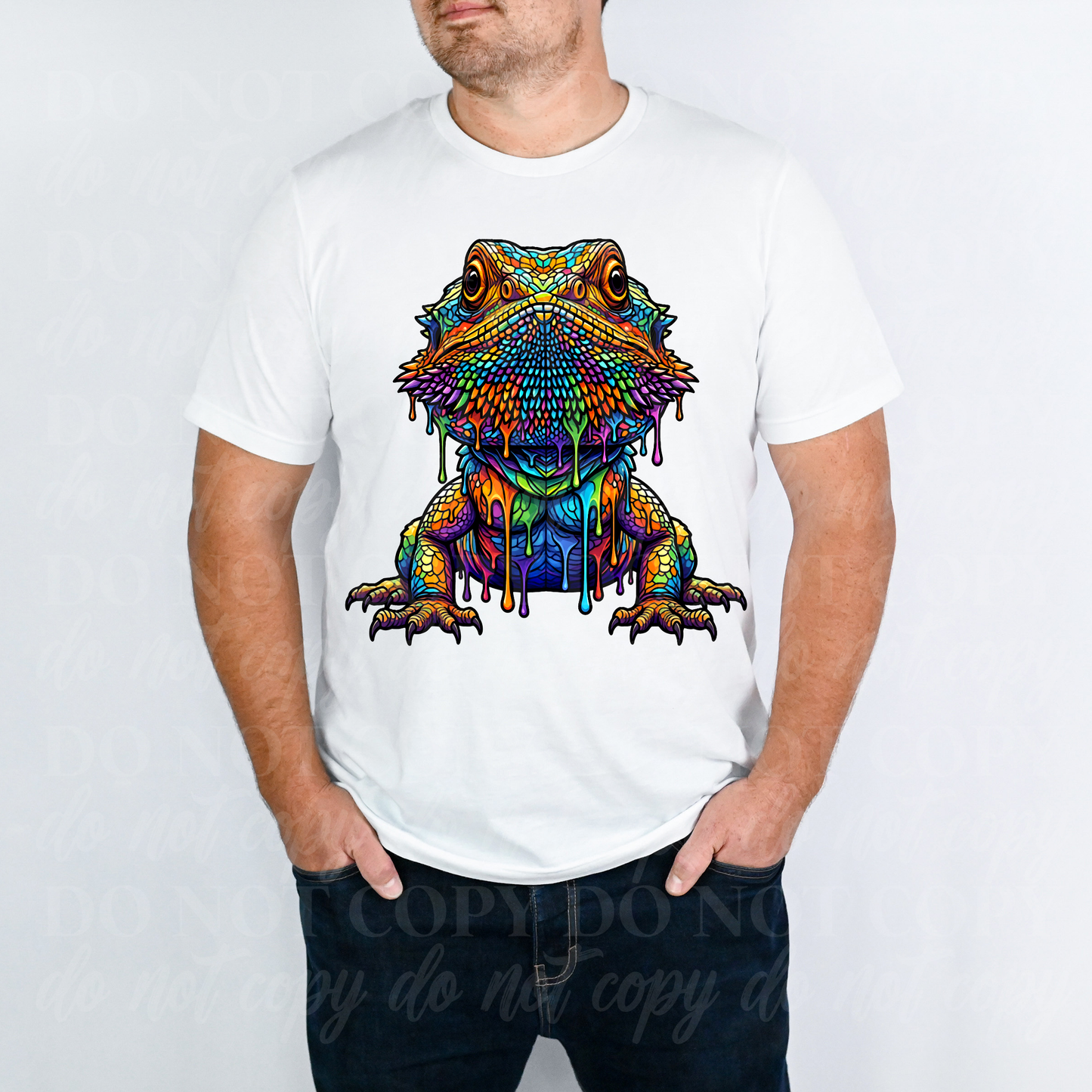 Rainbow Paint Lizard