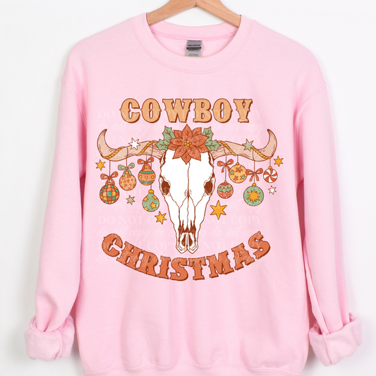 Cowboy Christmas-skull