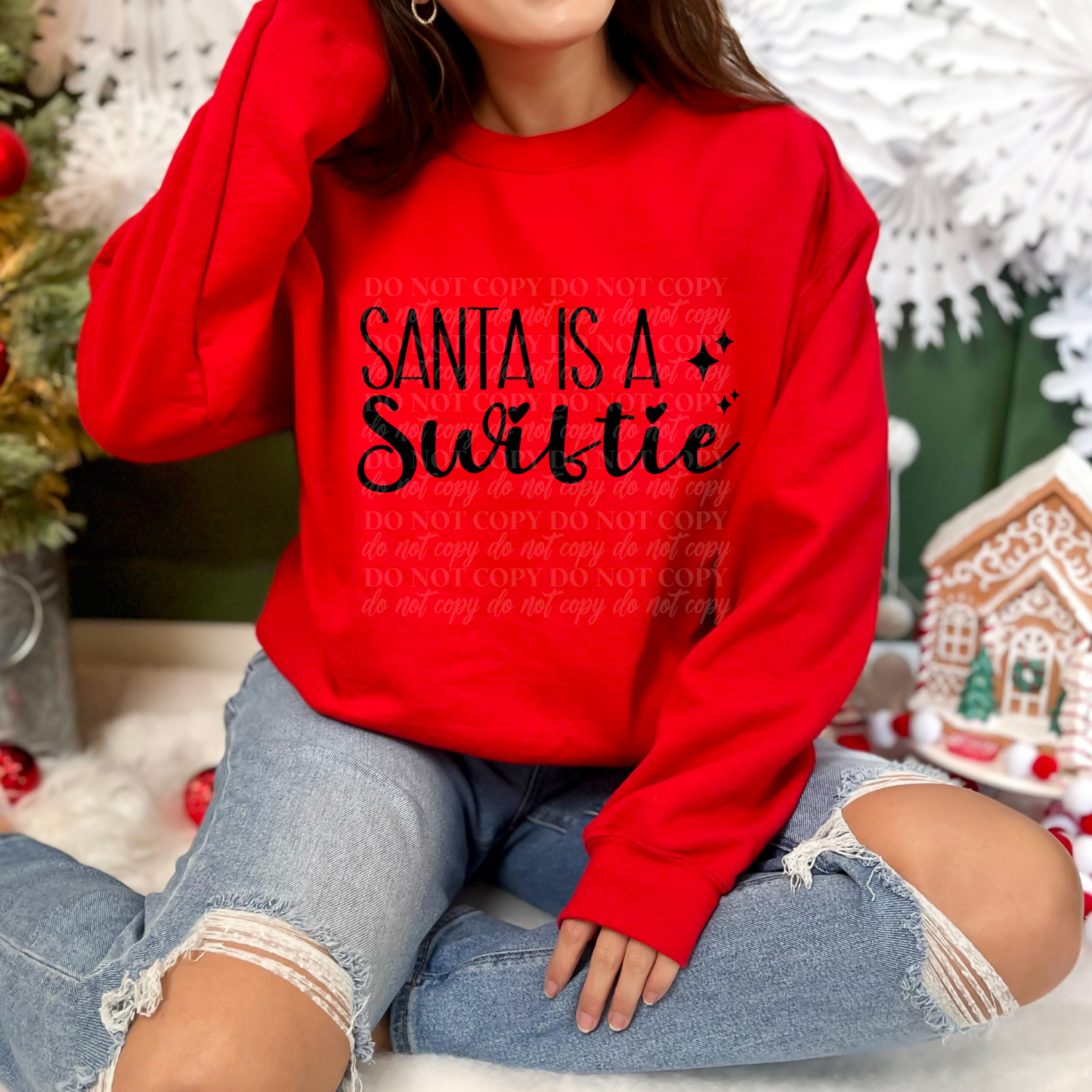 Santa is a Swiftie - Black