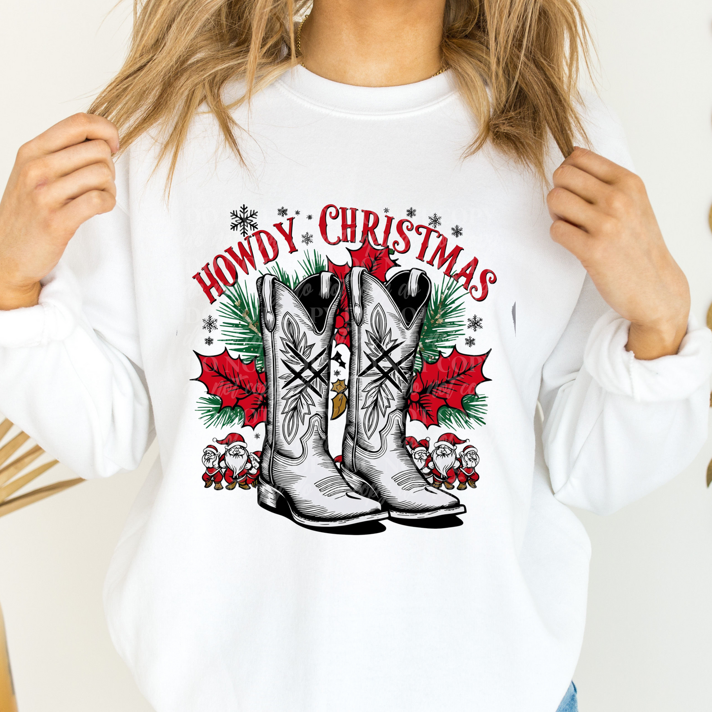 Howdy Christmas- boots