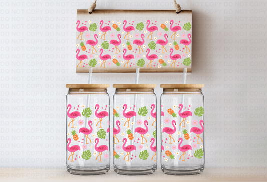 Flamingos & Pineapples