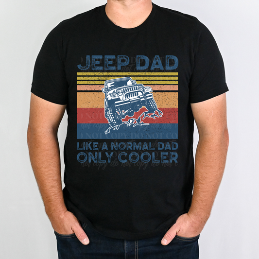 Jeep Dad like a normal Dad but cooler