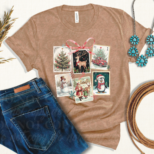 Christmas Stamps-vintage