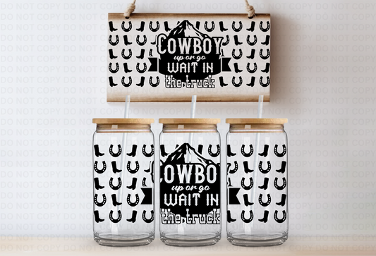 Cowboy Up UVDTF 16oz CUP WRAP